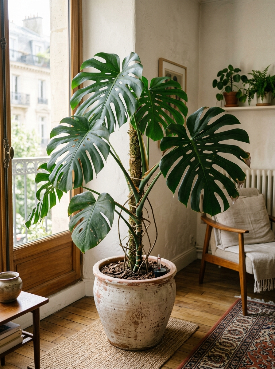Monstera deliciosa als große Zimmerpflanze
